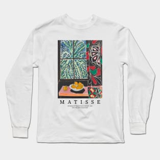 Henri Matisse Exhibition Poster, Matisse Interior With Egyptian Curtain 1948 Painting, Men Women Gift Long Sleeve T-Shirt